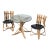 1993 Frank Gehry for Knoll Bentwood Maple “Face Off” Dining Table & 2 “Hat Trick” Dining Chairs - Set of 3 For Sale