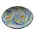 90's Large Ceramic Charger With Large Paisley Pattern For Sale