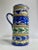 Folk Art Vintage Toledo Bright Hand Painted Folk Art Pottery Pitcher For Sale - Image 3 of 13