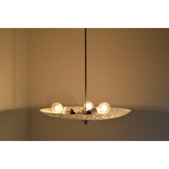 Glass Pendant Lamp from Napako, 1970s For Sale - Image 9 of 11