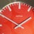 Contemporary Vintage Mid Century Postmodern Panton Orange Wall Clock For Sale - Image 3 of 10