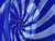 Vintage Johnathon Schmuck Signed Cobalt Blue Swirl Art Glass 94 Lid For Sale - Image 4 of 14