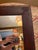 Antique Mahogany Wood Beveled Wall Mirror Two Tone Folk Art Border Ca 1870 For Sale - Image 9 of 11