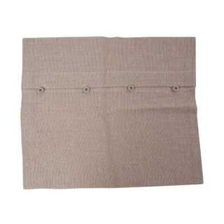 Linen Pillow Sham in Beige - A Pair For Sale