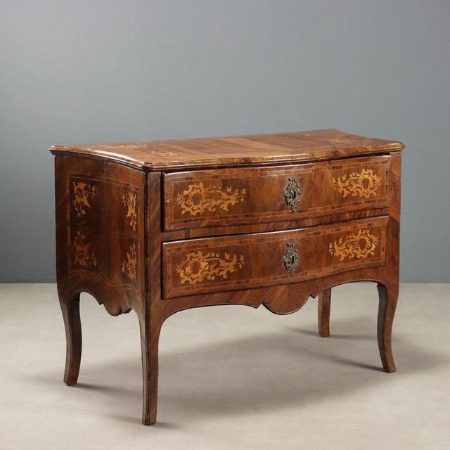 Baroque Walnut Chest of Drawers For Sale - Image 13 of 13