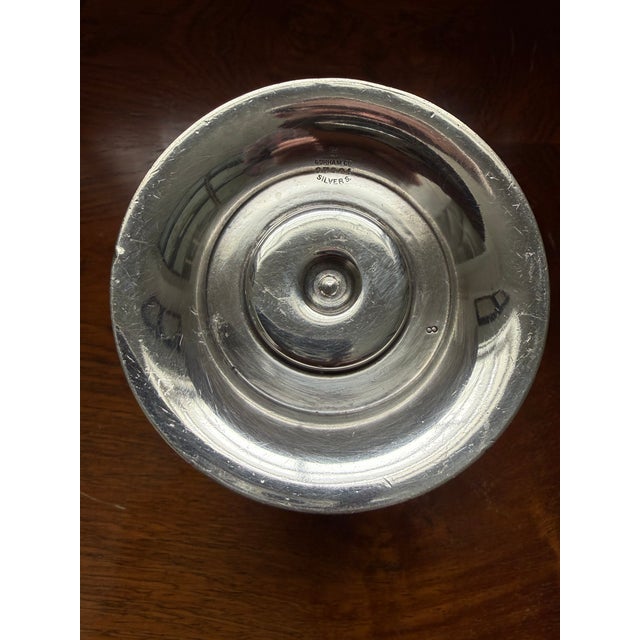 Antique Gorham Silver Plated Champagne Bucket Form Caviar Server For Sale - Image 12 of 12