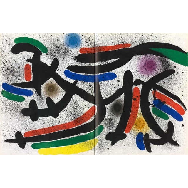 Joan Miró, Litografía original IX, 1972, Lithograph, in Flawless conditions. Designed 1970 to 1979