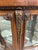 Antique Demilune French Louis XV Walnut Vitrine Display Cabinet For Sale - Image 12 of 13