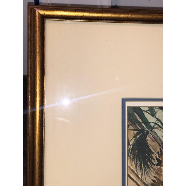 1980s Vintage Virginia Fouché Bolton Signed "April in Charleston" Print (1981) For Sale - Image 5 of 12