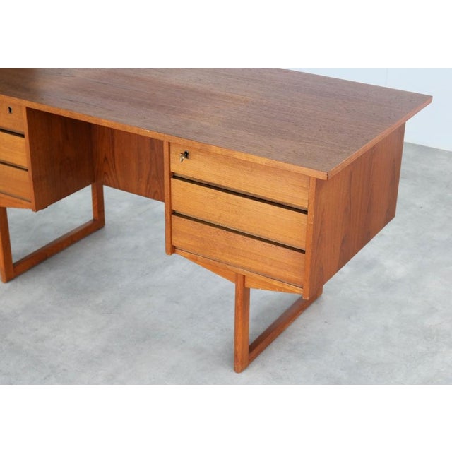 Vintage Danish Desk in Teak, 1960s For Sale - Image 6 of 9