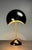 Metal Mid-Century Italian Scallop Mushroom Wavy Brass Table Lamp, 1960s For Sale - Image 7 of 13
