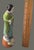 Vintage Asian Chinese Famille Rose 8.5'' High Hand Painted Porcelain Figurine For Sale - Image 6 of 9