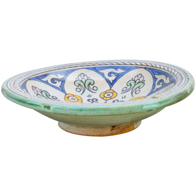 Moorish Ceramic Plate For Sale In New York - Image 6 of 11