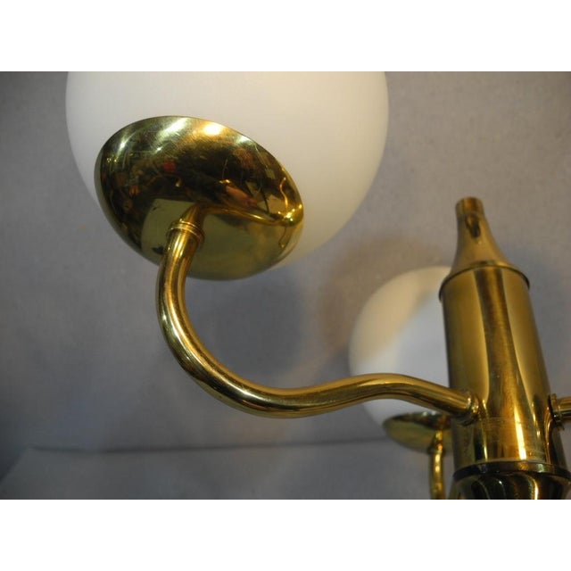 Mid-Century Modern Brass Sputnik Spherical Table Lamp, 1960s For Sale - Image 13 of 18