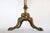 Italian Italian Ornate Antique Brass & Onyx Square Marble Coat Hat Rack Hall Tree Stand For Sale - Image 3 of 14