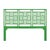 Finn Headboard King - Bright Green For Sale In West Palm - Image 6 of 6