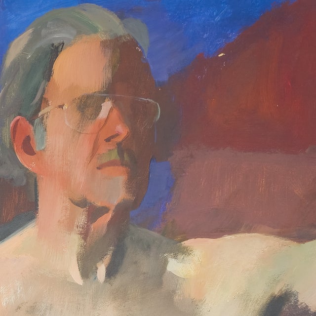 1970s Serge Hollerbach Self-Portrait - Serge Hollerbach, C. 1979 For Sale - Image 5 of 8