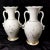 French Porcelain De Paris Napoleon III French Hand Painted Vases - a Pair For Sale - Image 3 of 12