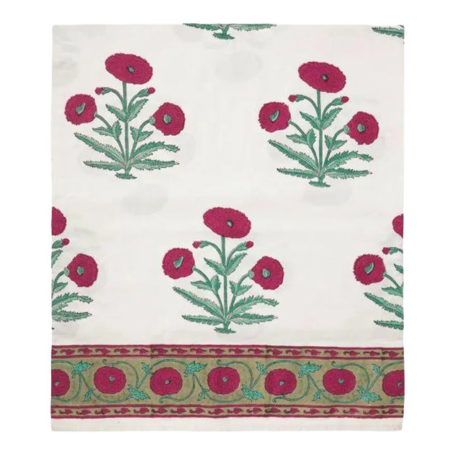 Poppy Twin Magenta Fitted Sheet For Sale