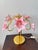 Vintage Pink Murano Glass Floral Table Lamp – Authentic Italian Curved Flower Desk Lamp With Brass Frame - a Pair For Sale - Image 18 of 18