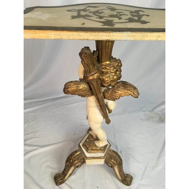 Vintage Italian Demilune Table For Sale - Image 9 of 11
