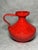 Red Italian Red Glazed Ceramic Vase, 1960s For Sale - Image 8 of 8