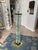 Wood Vintage Hollywood Regency Etched Lily Floor Lamp in the Style of Frederik Raymond For Sale - Image 7 of 10
