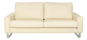 CL 500 Leather Three-Seater Cream Sofa from Erpo
