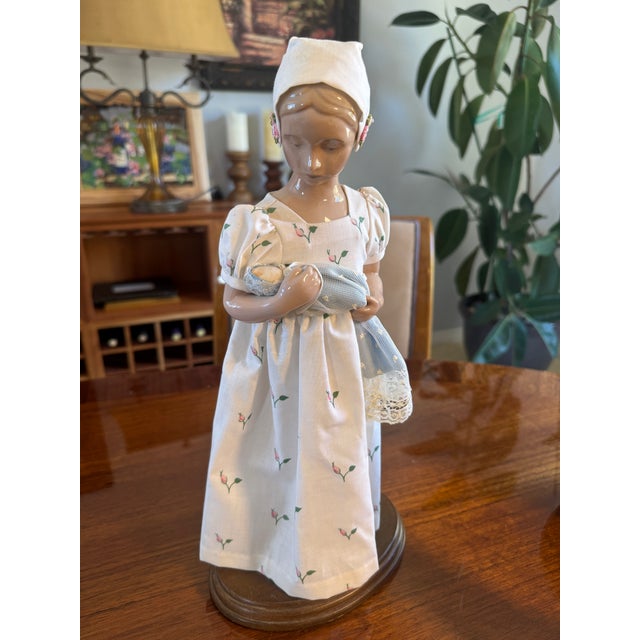 Vintage Bing & Grondahl Mary Doll and Baby Porcelain Figurine 1983 Denmark For Sale - Image 15 of 17