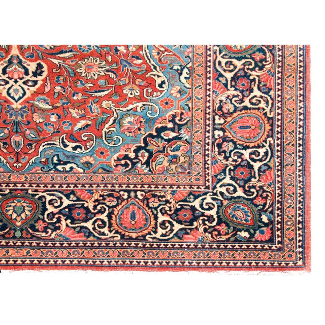 Early 20th Century Persian Kashan Rug For Sale - Image 14 of 16