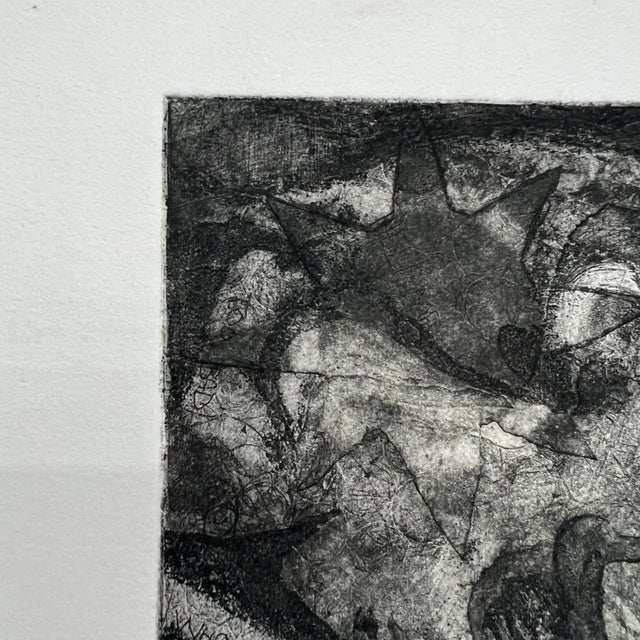 Dreams 7/23 Kimberleigh Noble 1998 Woodblock Etching Art For Sale - Image 4 of 9