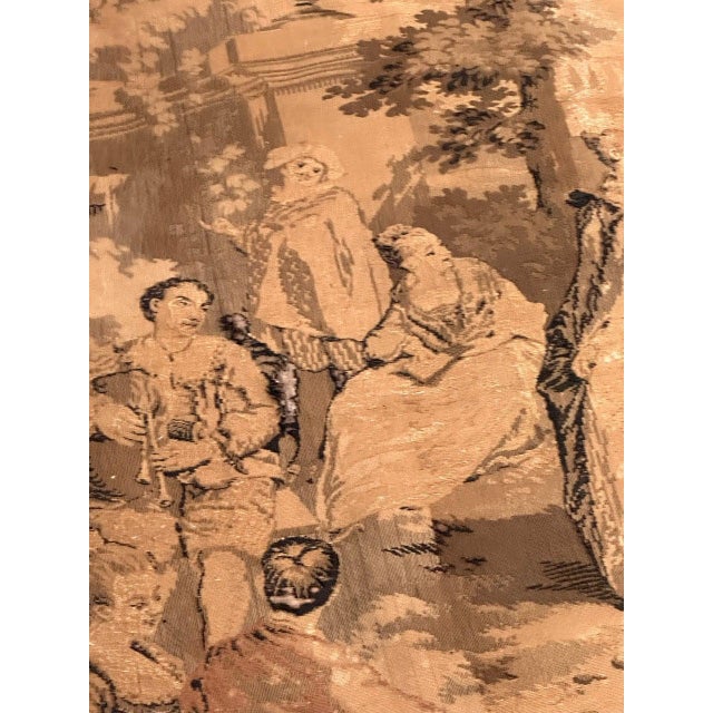Antique French Aubusson Jacquard Tapestry Panel, 1920s For Sale - Image 15 of 18