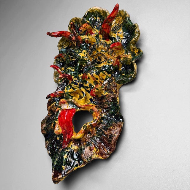 Monumental Apotropaic Mask by Gennaro Condurso, Italy, 2010s For Sale - Image 6 of 11