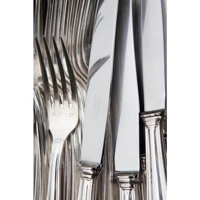 Vintage Art Deco Cutlery Set by François Frionnet, 1940, Set of 35 For Sale - Image 10 of 12