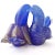 Mid-Century Modern Vintage Seguso Murano Sapphire Cobalt Blue Gold Flecks Italian Art Glass Love Birds Figurine Paperweight For Sale - Image 3 of 5