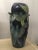 Stunning, large pottery vase, signed. The bird design in blue and green are rich and striking.. the small handles shaped...