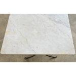 French 19th Century Marble Top Garden Table For Sale - Image 13 of 16