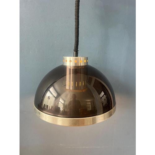 Vintage Space Age Pendant Lamp from Dijkstra For Sale - Image 5 of 11