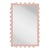Fleur Home Garden District Valmont Rectangle Mirror in Salmon Berry, 28.5x38.5 For Sale