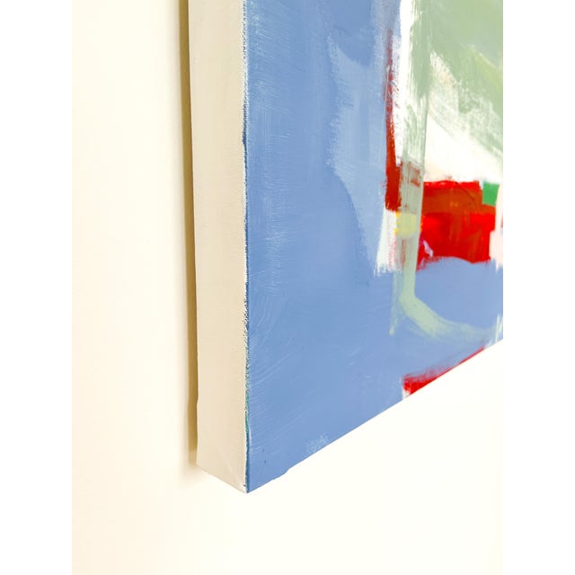 Contemporary "Sunshine and Its Shadow" Contemporary Original Modern Abstract Mixed-Media Painting by Genevieve Allen For Sale - Image 3 of 3