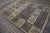 American Remarkable Beige Color With Geometric and Floral Design Vintage American Hooked Rug For Sale - Image 3 of 15