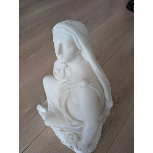 19th Century Minton Parian Sculpture "Tragedy" by John Bell For Sale - Image 9 of 15