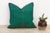 Royal Green Dotted Ahir Handloom Pillow For Sale In Los Angeles - Image 6 of 6