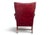 Vintage Burgundy Leather Wingback Chair With Brass Nailhead Trim by Baker For Sale - Image 13 of 18