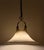 Mid-Century Modern White and Gilt Pendant Lamp with Pull Mechanism, 1970s For Sale - Image 13 of 18