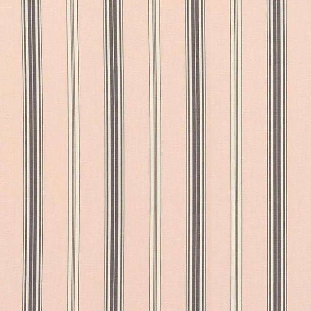 A formal stripe is taken to sublime new heights with a variety of stunning colorways. Minimum order of 2 yards. Horizontal...