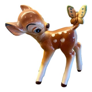 50’s Vintage Bambi Figurine Disney For Sale