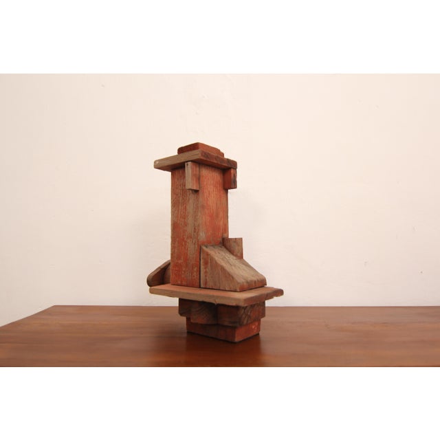 Early 20th Century Wooden Casting Pattern Object with Original Patina For Sale - Image 11 of 16
