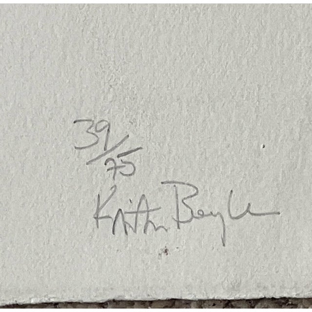 Abstract Keith Boyle "Untitled" From Suite 10 West Coast Artists 1967 Reproduction Print For Sale - Image 3 of 4