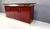 Metal Vintage Red Lacquered Sideboard, 1980s For Sale - Image 7 of 10